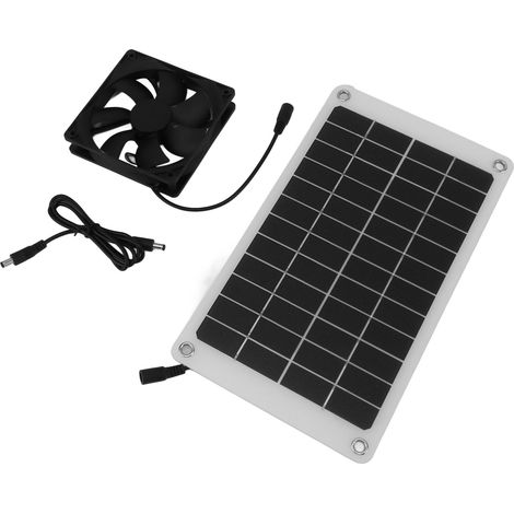 10w 12v Solar-abluftventilator, Ip67 Wasserdicht, Für Hühnerställe, Tierunterkünfte Und Gewächshäuser