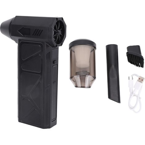 Akku-laubbläser, 130.000 U/min, 4 Geschwindigkeitsstufen, Saug-/blasfunktion, 8000-mah-akku