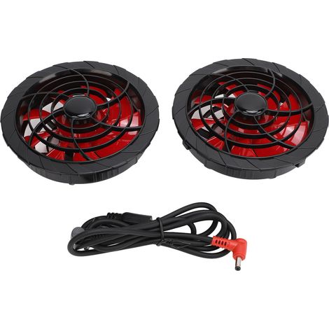 Kühlventilator Für Klimatisierte Westen – 2 Stück, 9 Flügel, Bürstenlos, 6200 U/min, 24 V Usb-stromversorgung