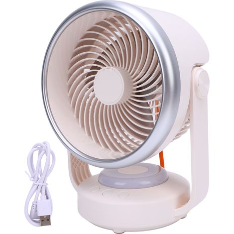 N701y Tischventilator Mit Automatischer Oszillation Und Usb-c-aufladung