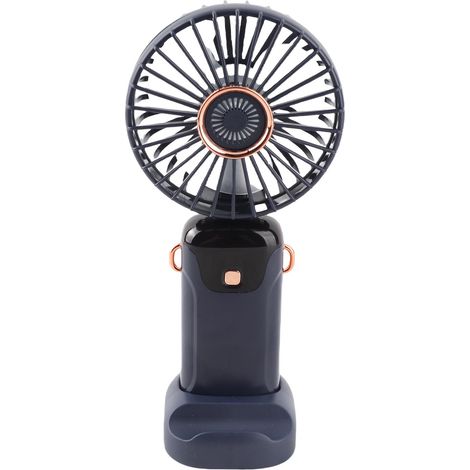 Sl608 Tragbarer Ventilator Mit Led-anzeige, 5 Geschwindigkeitsstufen, 3000-mah-akku, Leise Und Faltbar