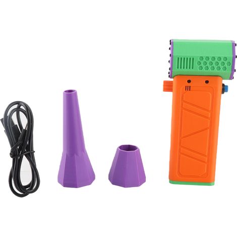 Tragbarer Koaxial-turbinenventilator X6 – 130.000 U/min, 52 M/s, Bürstenloser Motor, Integrierte 2×4000-mah-akkus