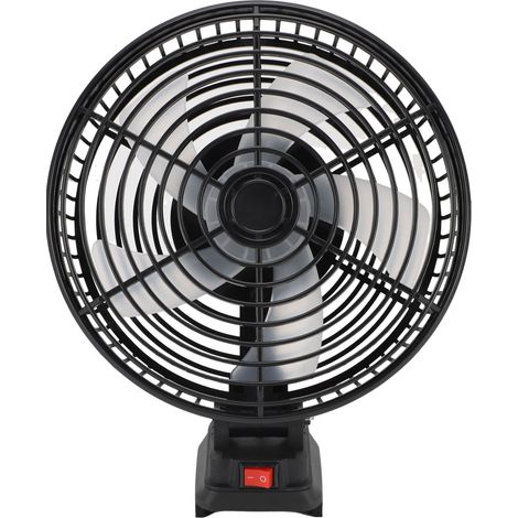 Akku-baustellenventilator – 20 W, 3500 U/min, Bl1840-akku, Dual-netzteil, 20,3 Cm