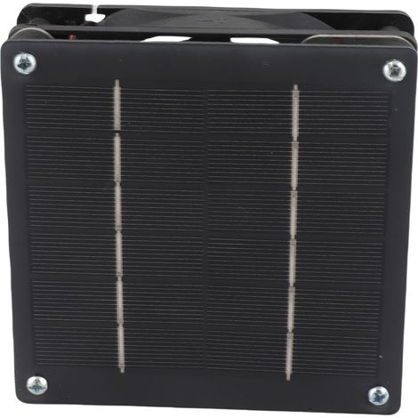 3w 6v Monokristalliner Solar-abluftventilator, Verstellbarer Winkel, Leise, Für Hühnerställe Und Gewächshäuser