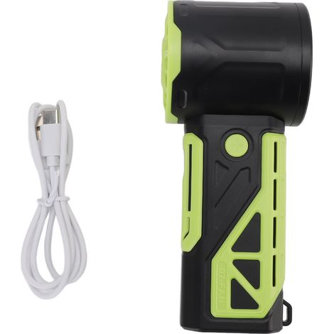 Tragbarer 9-w-turboventilator, 100 Einstellbare Geschwindigkeitsstufen, 4000-mah-usb-akku Für Reisen Und Outdoor-aktivitäten
