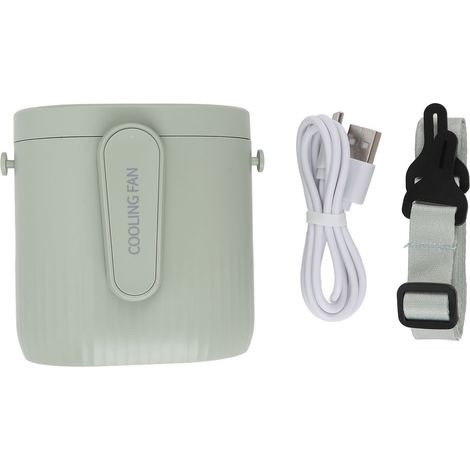 Professioneller 3-stufiger Riemenventilator, 4000-mah-akku, Leise, Graugrün