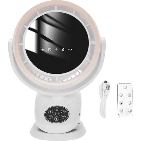 Clip-ventilator Mit Nachtlicht, Fernbedienung, Timer Und Automatischer Oszillation, 5 Geschwindigkeitsstufen, Led-anzeige