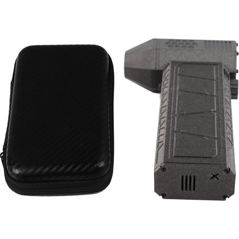 Leistungsstarker, Tragbarer Turbo-jet-ventilator, 110.000 U/min, Schwarz, 25 M/s, Integrierter 4000-mah-akku