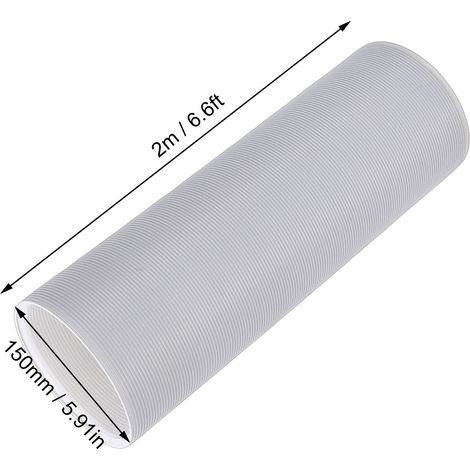 Flexibler Pp-abluftschlauch Für Tragbare Klimaanlagen, 150 Mm, 2 M Ausziehbar