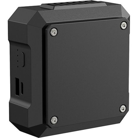 Leistungsstarker Und Tragbarer, Per Usb Aufladbarer, Klingenloser Outdoor-gürtelventilator – Schwarz