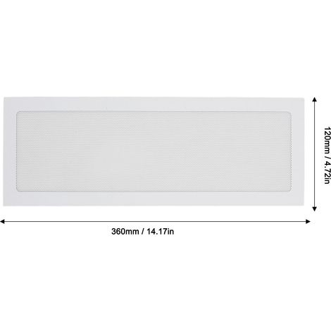 Magnetischer Staubfilter Für Pc-lüfter – Feines Pvc-gewebe 120 X 360 Mm, Weiß, 2 Stück