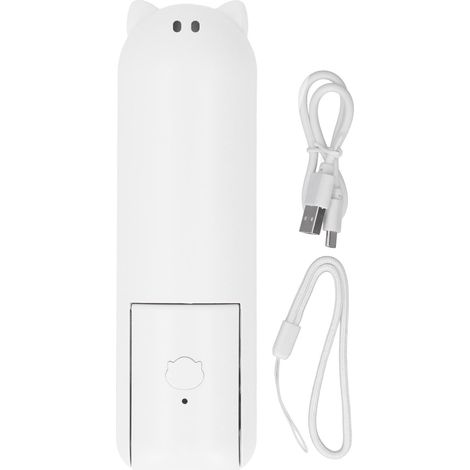 Tragbarer, Faltbarer, Wiederaufladbarer Usb-ventilator, 1200 Mah, Weiß, Mit 5 V/1 A Ausgang Für Den Einsatz Im Freien Und Im Büro