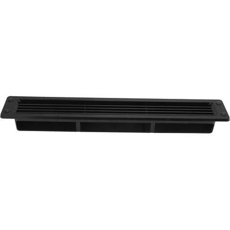 Außenlüftungsgitter Für Wohnmobile Und Boote – Schwarzes Abs, 395 X 53 Mm, Einfache Montage