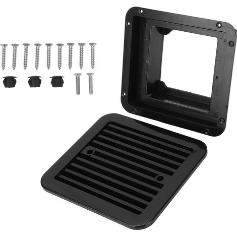 Seitliches Lüftungsgitter Für Wohnmobile – 205 X 185 Mm, Aus Uv- Und Korrosionsbeständigem Abs