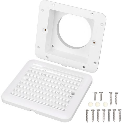 Wasserdichtes Seitliches Lüftungsgitter Für Wohnmobile, Campervans Und Boote – Robustes Abs, 140 X 130 Mm