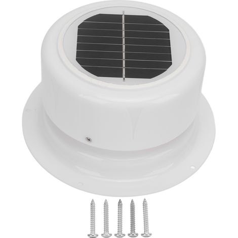Solar-dachlüfter – 17,2 Cm Durchmesser, Wasserdichtes Und Feuerhemmendes Abs-material, Für Wohnmobile, Boote Und Anhänger