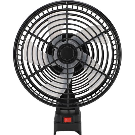 8-zoll-akku-baustellenventilator Mit 20 W Leistung, 3500 U/min, Zwei Usb-ausgängen Und Li-ionen-akku