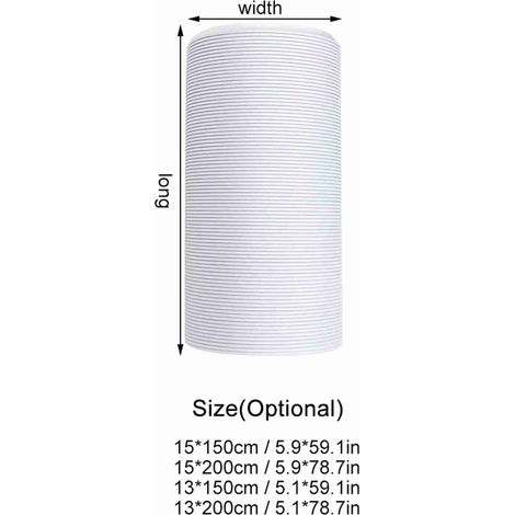 Flexibler Abluftschlauch Für Mobile Klimaanlagen – Ø15 Cm × 2 M, Stahlverstärkt, Einfach Zu Montieren