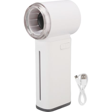 Wiederaufladbarer Tragbarer Ventilator Mit Sprühfunktion, Hochgeschwindigkeitsturbine (13.000 U/min), 199 Geschwindigkeitsstufen, 3500-mah-akku