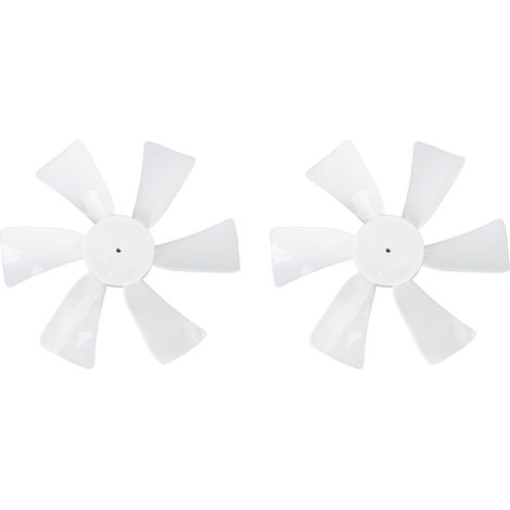 6-zoll-dachventilator Für Wohnmobile – 2 Weiße Abs-flügel, Kompatibel Mit Heng's, 2,4 Mm Wellendurchmesser