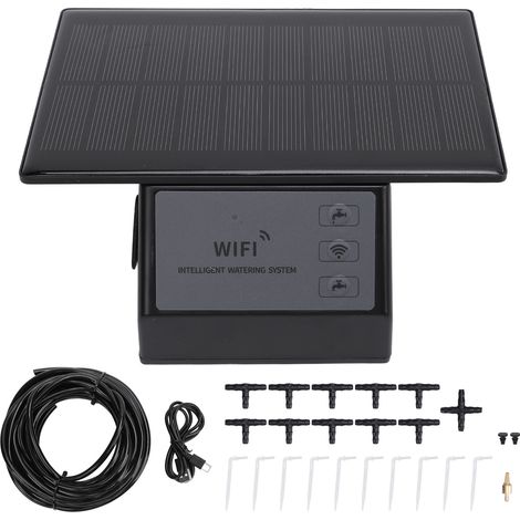 Automatisches Solar-bewässerungssystem Mit Wlan Und App, 2000-mah-akku, Tropfbewässerungssystem Für Pflanzen