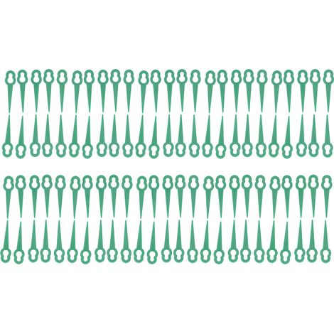 L70 Kunststoff-freischneidermesser – 100 Stück, Grün, 76 Mm, Für Rasenmäher Und Freischneider