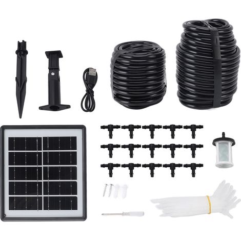 Automatisches Solarbewässerungssystem Mit Photovoltaikmodul, Kein Wasserreservoir Erforderlich, Programmierbar Und Energieeffizient