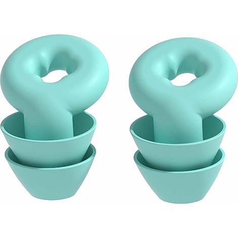 Weiche Silikon-ohrstöpsel Mit Geräuschunterdrückung – Modell Der 8. Generation, Wasserdicht, Grün (2 Stück)