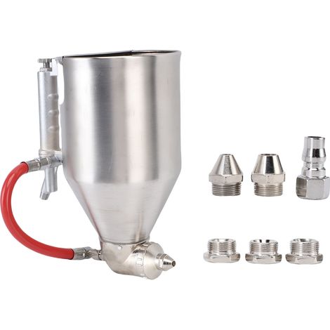Mörtelspritzgerät Für Außenfassaden – Pneumatische Edelstahldüse, 3,5-liter-tank, 1/4″-anschluss