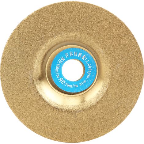 100 Mm × 16 Mm Diamantschleifscheibe Für Metall, Glas, Keramik Und Stein