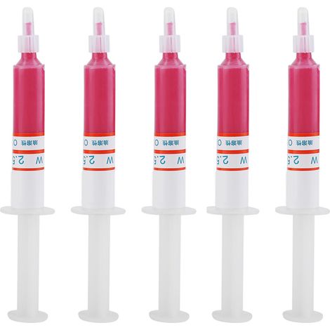 5-teiliges Set W2.5 (4000) Diamantpolierpaste Für Schmuck, Metalle Und Edelsteine – Öllöslich