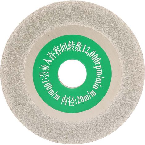 100 Mm (4 Zoll) Diamanttrennscheibe – Turbo, Silber, Für Beton, Stein Und Quarz