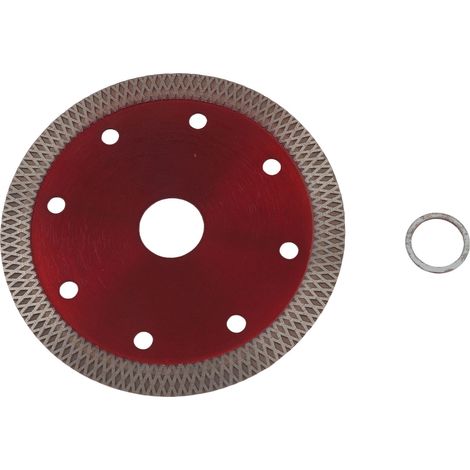 Diamanttrennscheibe 110 X 20 X 10 Mm Für Keramik Und Feinsteinzeug – Rot