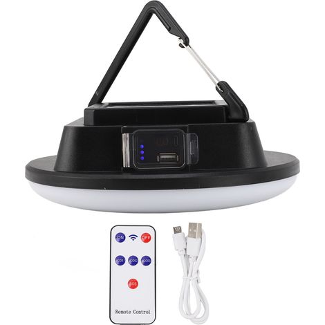 30-w-solar-hängezeltleuchte, 3000 Lm, Ip65 Wasserdicht, Eingebauter 3600-mah-akku, 3 Modi