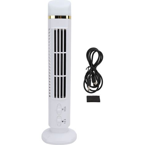 Standventilator Mit Integrierter Led-beleuchtung, 2 Geschwindigkeitsstufen, Kompaktes Und Leises Design, Weiß
