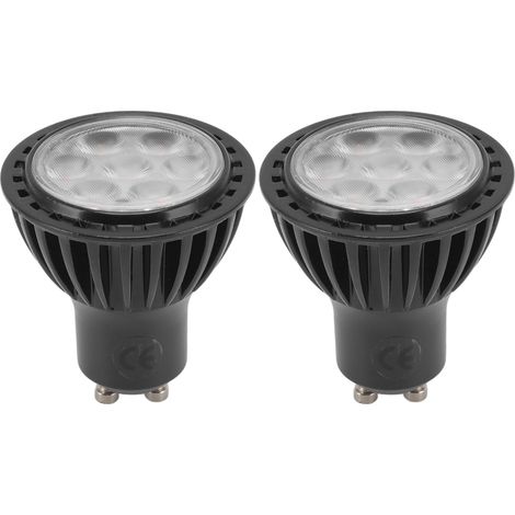 Gu10 7w 3000k Led-lampen (2 Stück) – Warmes Licht Für Einbaustrahler, Küchen, Arbeitsplatten Und Innenräume