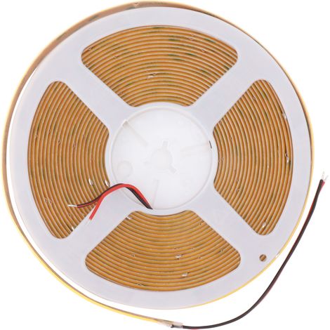 10 M 24 V 3000 K Cob-led-streifen – Doppelreihig, Hohe Helligkeit, Flexibel Und Selbstklebend Für Möbel, Küche, Badezimmer