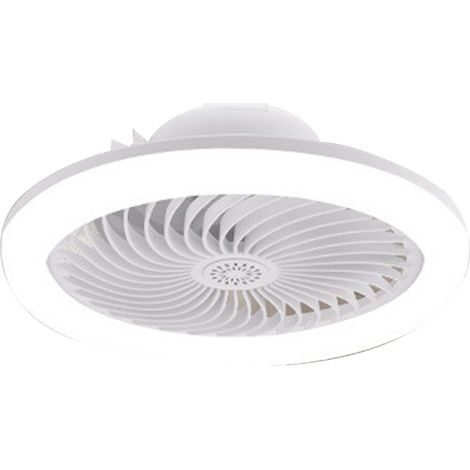 Intelligente Led-lüfterlampe Mit Fernbedienung, Dimmbarer E27-fassung Und Aromatherapiefunktion, 28 X 28 X 13 Cm