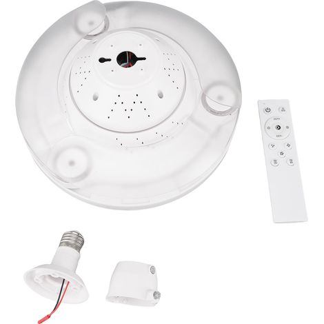 Deckenventilator Mit Verstellbarem Led-licht, 3 Geschwindigkeitsstufen, Fernbedienung, Klappbaren Flügeln, E27/e26, Für Küche Und Schlafzimmer