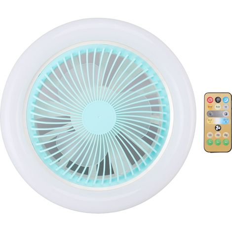 Deckenventilator Mit Integrierter Beleuchtung, 3 Geschwindigkeitsstufen, 3 Farbtemperaturen, 26 Cm, Fernbedienung