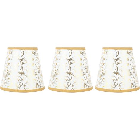 Goldfarbener Stofflampenschirm Für E14-glühbirne – 3-teilig, Einfach Zu Befestigen, Modernes Und Elegantes Design Für Pendel- Oder Tischlampen