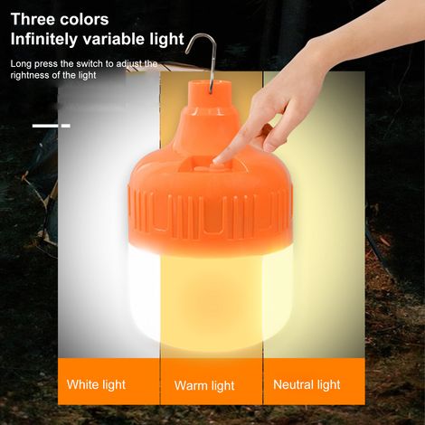 Wiederaufladbare Led-lampe Für Nachtmärkte, Außenbeleuchtung Und Notfälle, Usb-anschluss