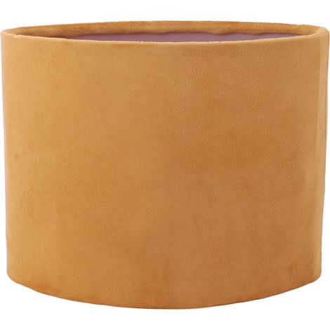 Ovaler, Goldfarbener Lampenschirm Aus Stoff Für Tisch- Oder Stehlampen – Kompatibel Mit E27/e14-leuchtmitteln, 23 X 12,5 X 18 Cm
