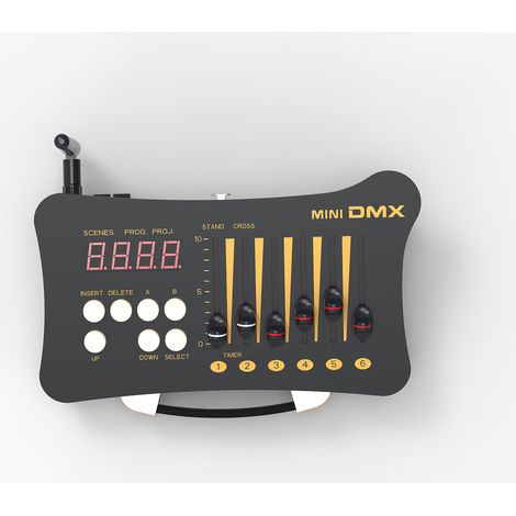 Kabelloser Dmx512-controller Für Djs, Bars Und Hochzeiten – 240 Voreingestellte Szenen, Intuitive Benutzeroberfläche, Kabelgebundene Und Kabellose Funktionalität