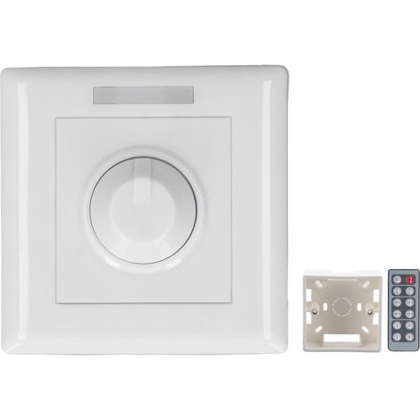 12-24v Dc Led-dimmer Mit Infrarot-fernbedienung Und Stufenlosem Dimmregler – Intelligente Pwm-steuerung