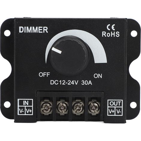 1-kanal-12-24v-dc-led-dimmer Mit Pwm-technologie Und Aluminiumgehäuse Für Optimale Wärmeableitung