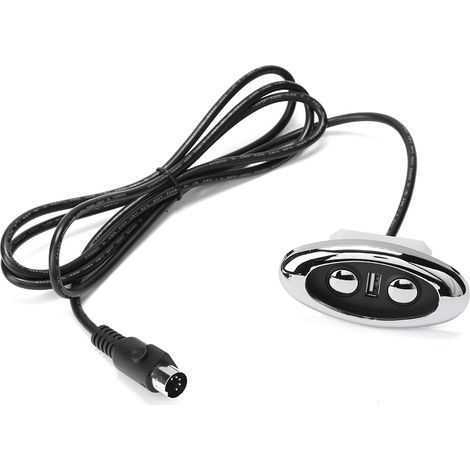 Fernbedienung Mit 2 Tasten Für Elektrisches Sofa Mit Led-hintergrundbeleuchtung Und Usb-anschluss (12-29v Eingang / 5v-2a Ausgang)