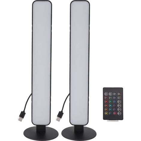 Rgb-gaming-lichtleiste Mit 24-tasten-fernbedienung, Usb-netzteil, Audioanschluss, 255 Mm