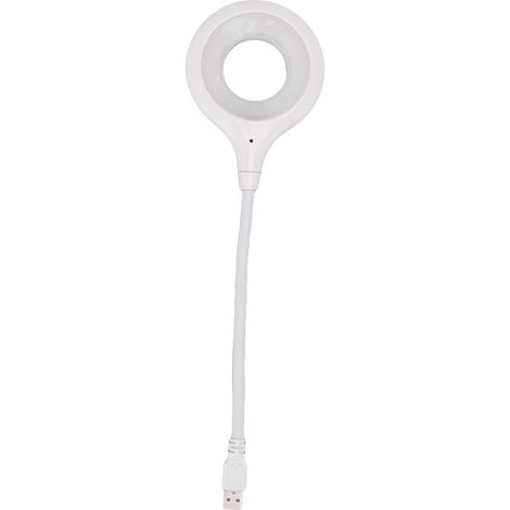 Intelligentes Nachtlicht Mit Sprachsteuerung, Usb-anschluss, Warmweißem Led-licht, 360° Drehbarem Kopf, 9 Cm