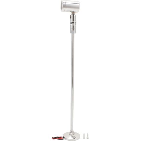 Verstellbarer 12-v-dc-led-strahler Für Vitrinen Und Schmuck – Aluminium, Weiß, 1 W, 100 Lm Lichtstrom
